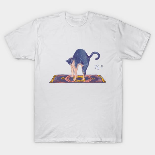 Cat Stretch T-Shirt by Nano Février